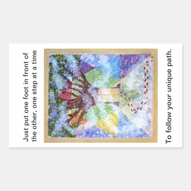 Arbre de vie - Sticker à dix commandements (Devant)