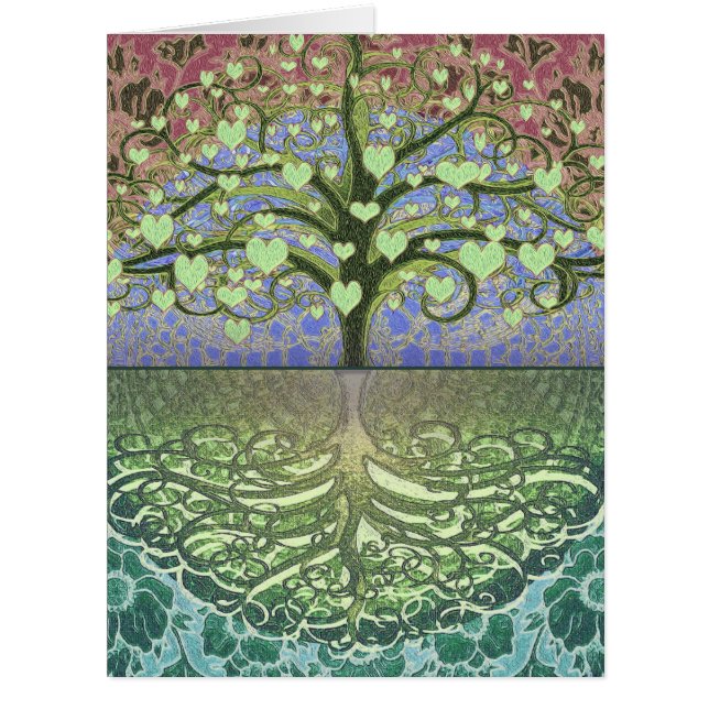 Arbre des coeurs et de l'amour de la vie (Devant)