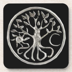 Arbre Des Dessous de verre De Vie