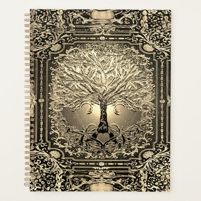 Arbre d'or de la vie Vintage (Devant)