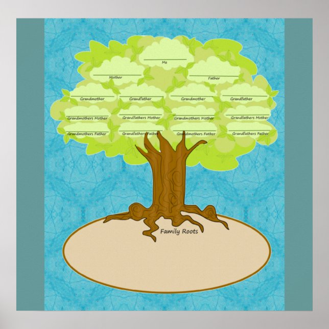 Arbre familial, affiche (Devant)