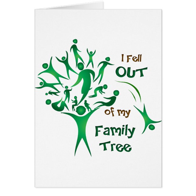 Arbre familial amusant (Devant)