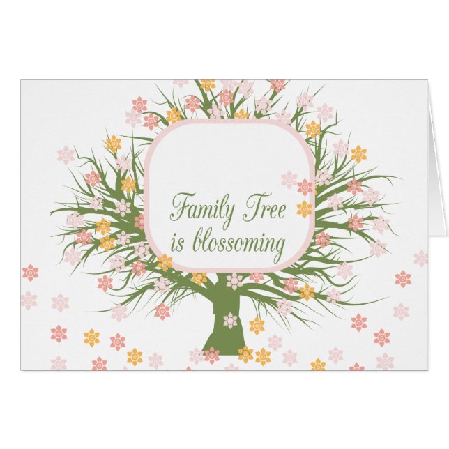Arbre familial en floraison (Devant horizontal)