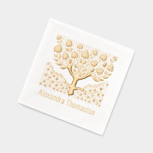 Arbre Fleurissant Rustique avec Nom de Racines en