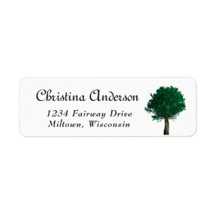 Arbre forestier simple de nature de manuscrit