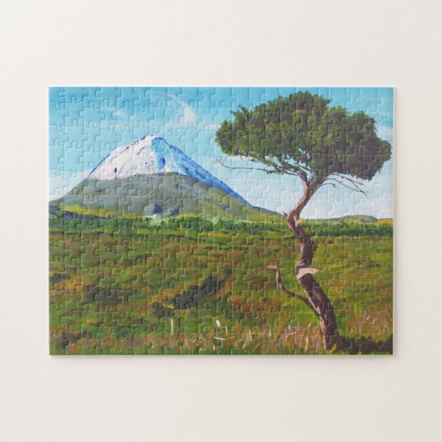 Arbre isolé de puzzle aux Açores (Horizontal)