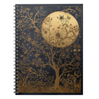 Arbre lunaire Beau Carnet illustré