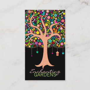Arbre lunatique - cartes de visite (verticaux)