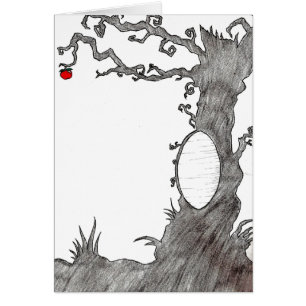 Arbre magique du blanc de neige