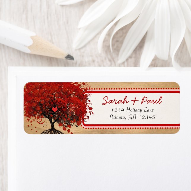 Arbre mignon et fantaisiste à feuilles en forme de (En situation)