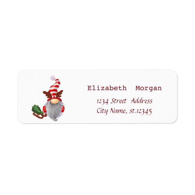 Arbre nordique Gnome Sleigh Pine Tree (Devant)