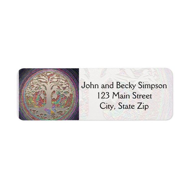 Arbre or avec bouton (Devant)