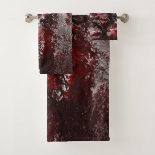 Arbre rouge en fleurs de cerisiers