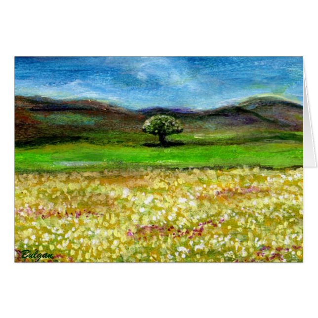 ARBRE SOLITAIRE SUR LE TERRAIN, TOSCANE (Devant horizontal)