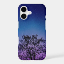 arbre sous ciel étoilé