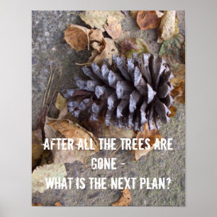 Arbres affiche de la faune nature animaux de conse