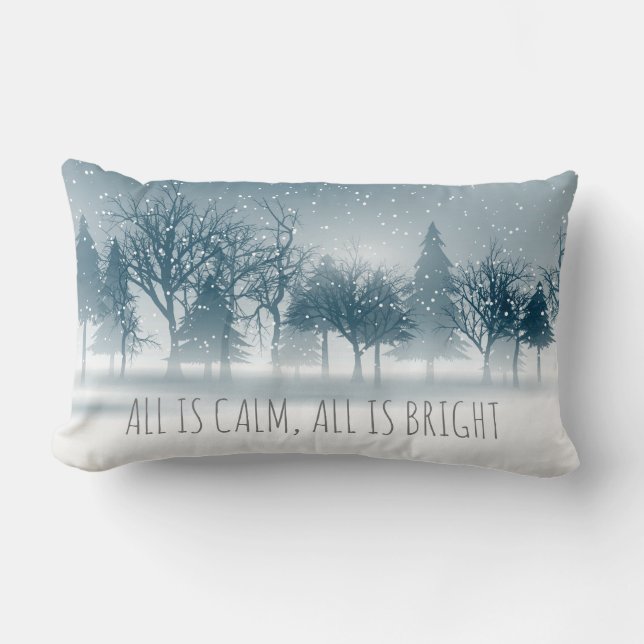 Arbres brumeux de Milou - coussin de vacances de (Recto)