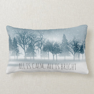 Arbres brumeux de Milou - coussin de vacances de