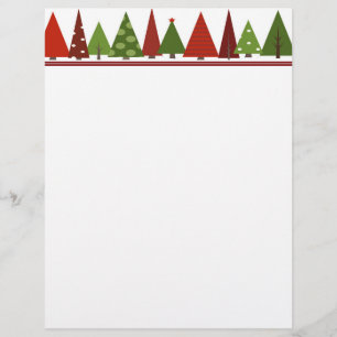 Arbres de Noël Lettre de Noël Papier