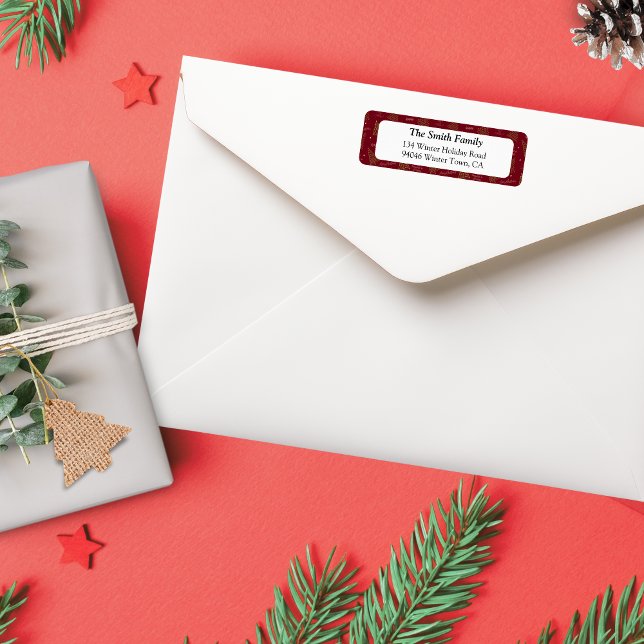 Arbres de Noël modernes avec des voeux de saison R (Modern Lineart Christmas Trees with Christmas Greetings like "hohoho" and "merry christmas"  in red)