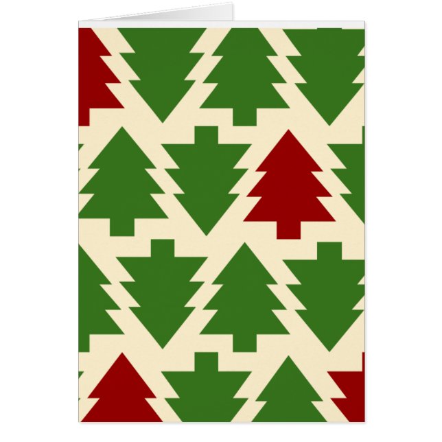 Arbres de Noël Motif de vacances (Devant)
