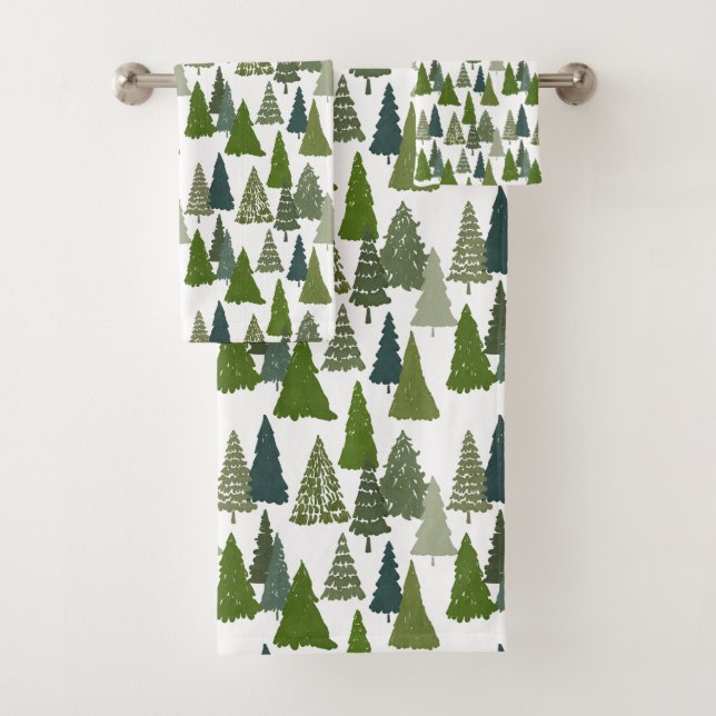 Arbres de Noël Motif de vacances  (En situation)