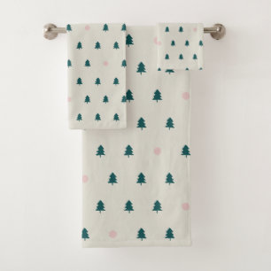Arbres de Noël scandinaves géants rose vert