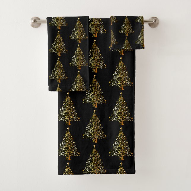 Arbres de vacances Black & Gold (En situation)