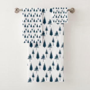 Arbres d'hiver bleus de la Marine