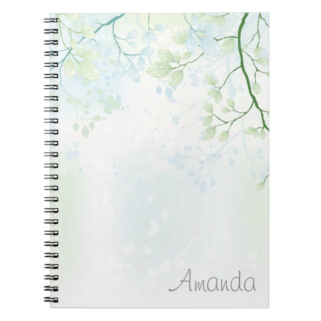 Arbres doux et Carnet Feuille (Devant)