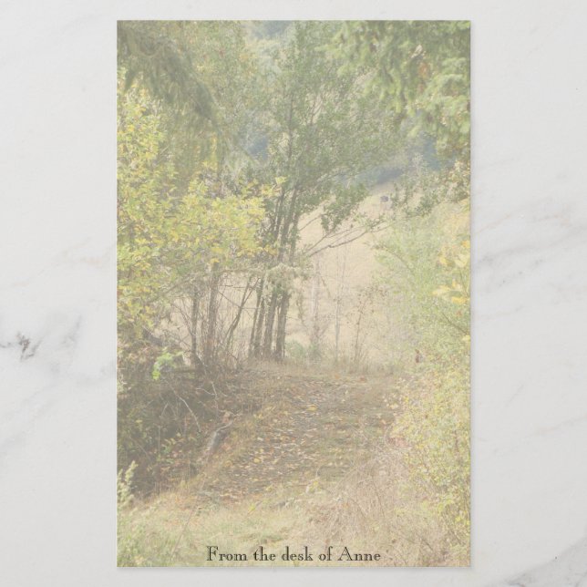 Arbres en bois Papeterie personnalisée (Devant)