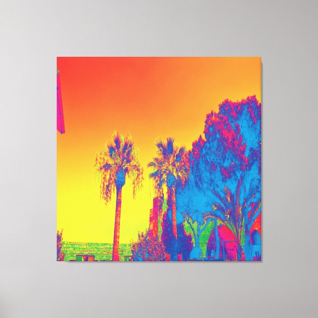 Arbres en toile étirée Chypre (Recto)