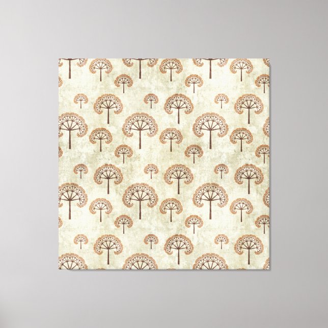 Arbres en toile étirée d'automne (Recto)