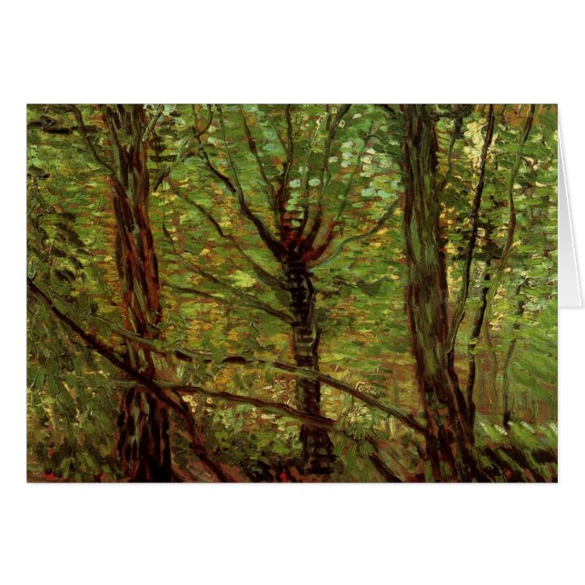 Arbres et sous-bois par Vincent van Gogh (Devant horizontal)