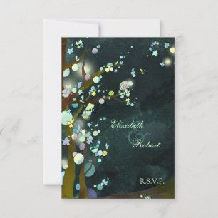Arbres Forêts Elven Mariage rustique RSVP