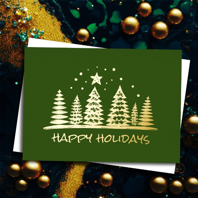 Arbres Peints Joyeux Vacances (Créateur téléchargé)