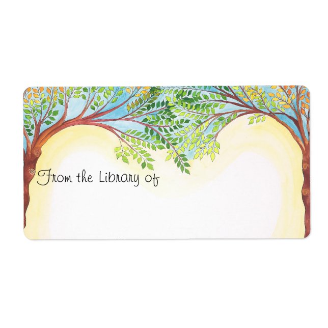 Arbres Plaque du livre (Devant)