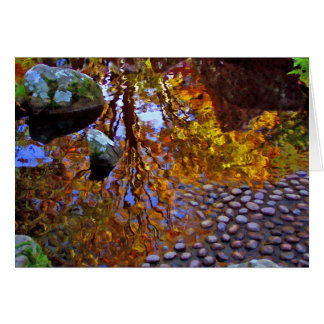 Arbres réfléchis - Carte