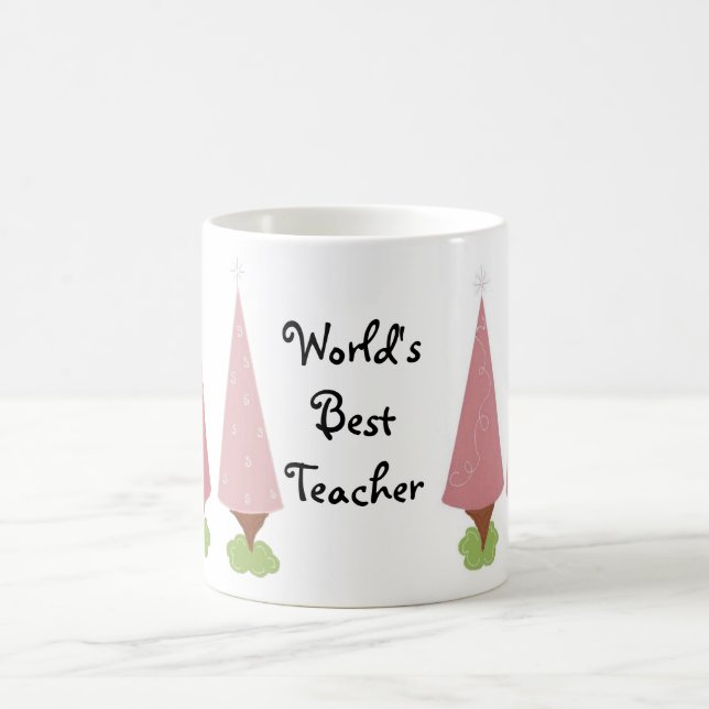 Arbres roses - Mug de l'enseignant (Centre)