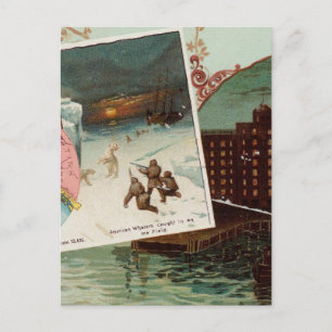 Arbuckles' illustrated atlas postcard