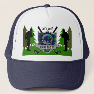 Arbuthnot Personalized Clan Badge Golf Trucker Hat