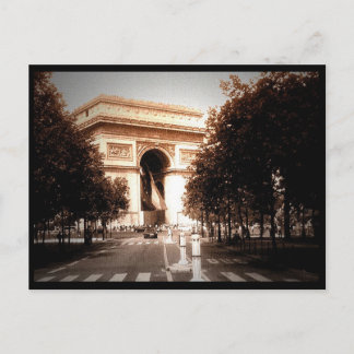 Arc de triomphe 2 postcard