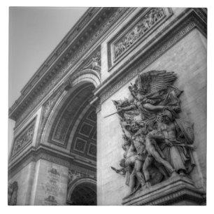 Arc de Triomphe b/w Tile