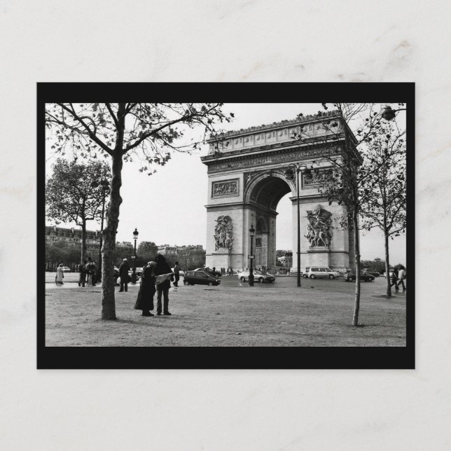 Arc de Triomphe de l'Étoile, Paris, France Postcard (Front)