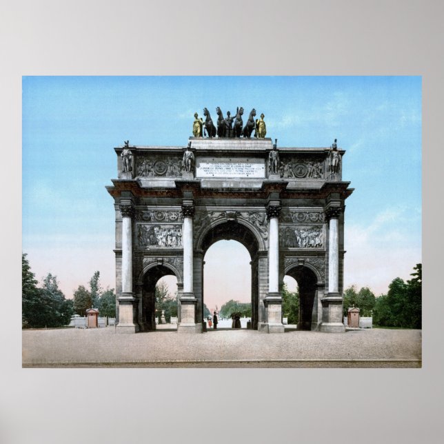 Arc de Triomphe du Carrousel Poster (Front)
