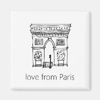 Arc de Triomphe Hand drawn Illustration