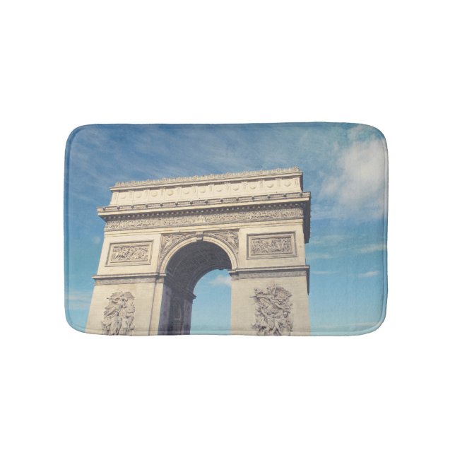 Arc de Triomphe Paris Bath Mat (Front)