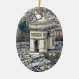 Arc de Triomphe Paris France Ceramic Ornament