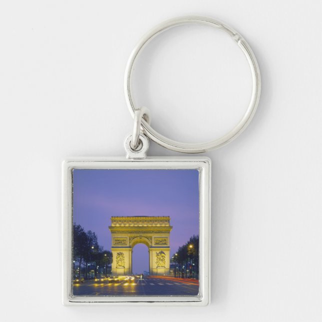 Arc de Triomphe, Paris, France, Keychain (Front)