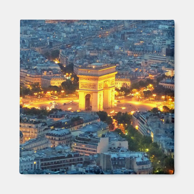 Arc de Triomphe, Paris, France Magnet (Front)
